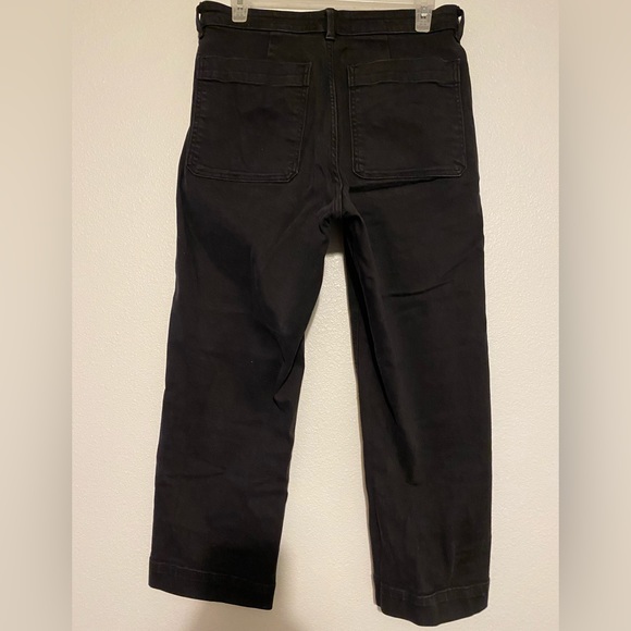 Everlane Size 8 Wide Leg Black Jeans - Picture 2 of 3
